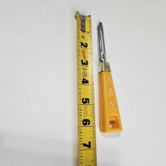 Vintage Travco Cheese Slicer Vegetable Peeler w/ Daisies Retro Kitchen Utensil - Picture 6 of 15